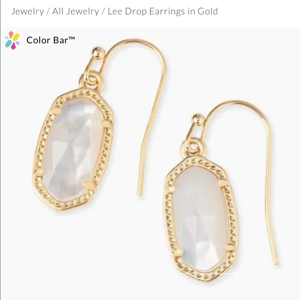 Kendra Scott Lee Gold Drop Earrings